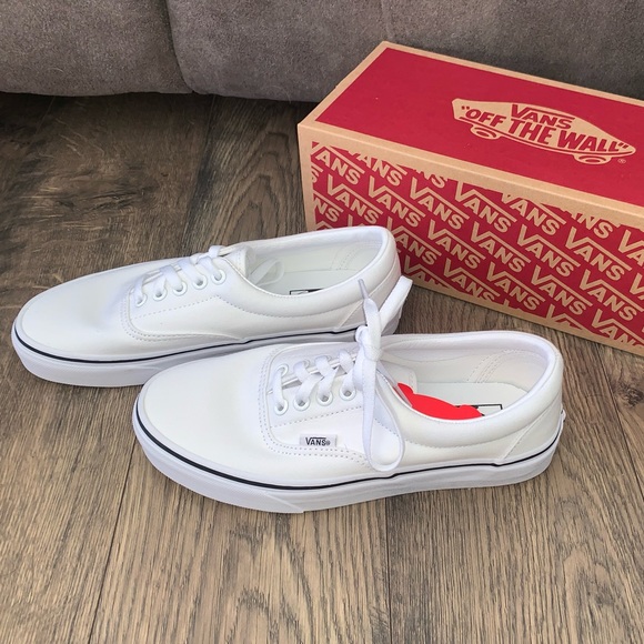 Vans Shoes - Vans era true white skate shoes sneakers